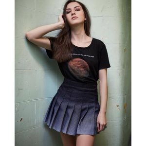 Original American Apparel Gradient Pleated Skirt